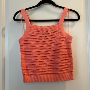 Knit pink top